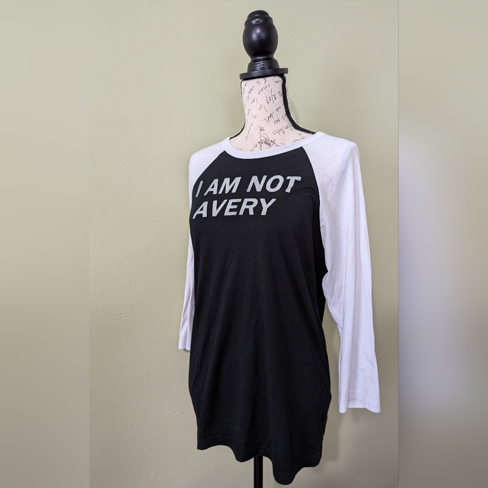 'I Am Not Avery' Baseball Tee